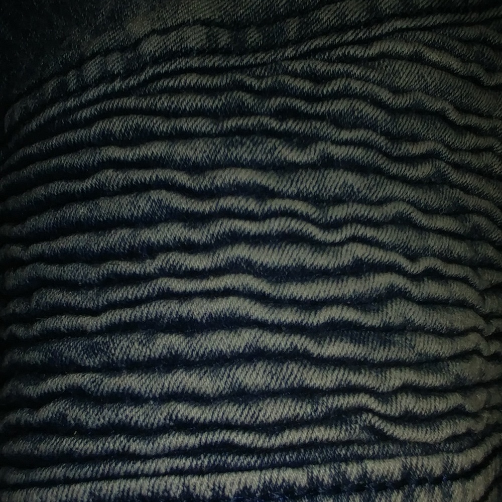 Dark denim acid washed jean shorts